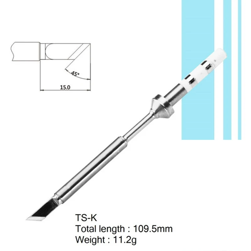TS100 Мини Цифровой паяльник головка Замена бит Карманный Электрический утюг мини