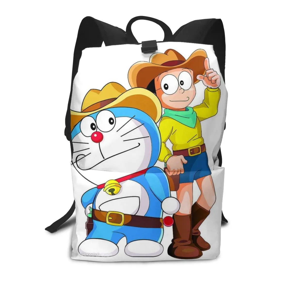 

Shizuka Nobita From Doraemon printing school backpack Large-capacity orthopedic schoolbag for Laptop backpacks teen school bags