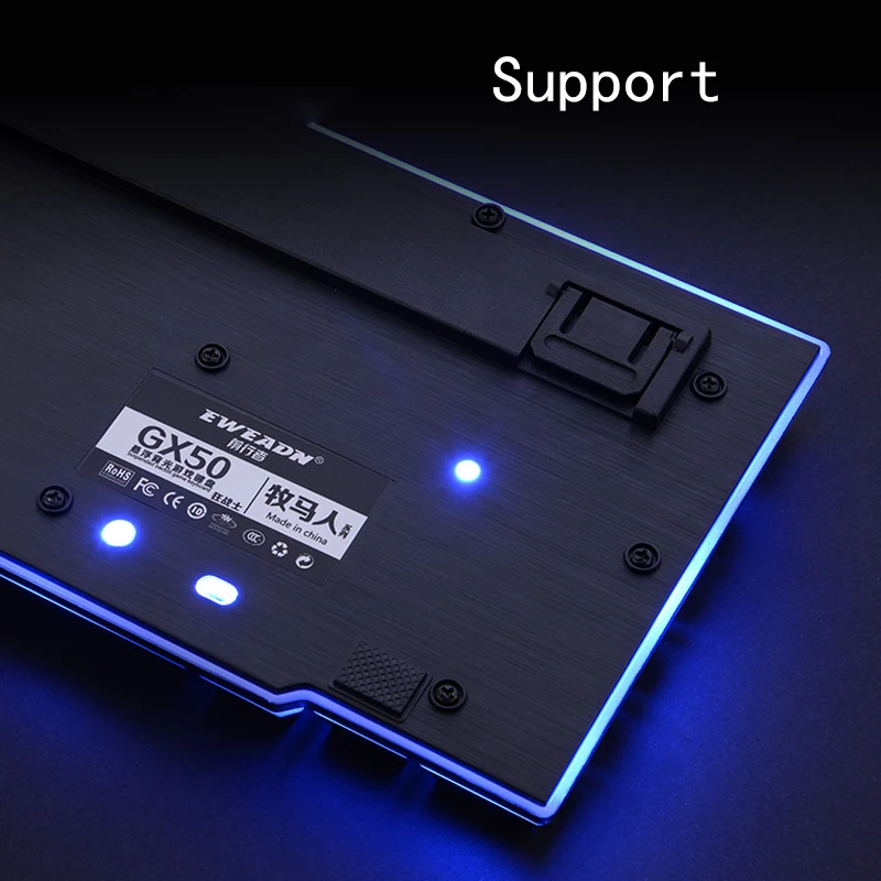 Водонепроницаемая Проводная клавиатура Levitate Keycap Игровая USB RGB подсветка