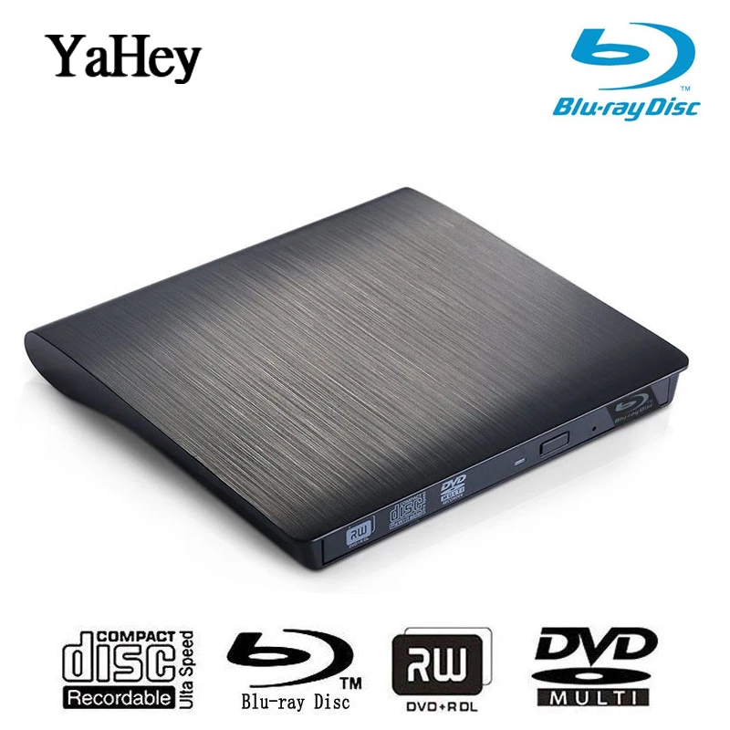 USB 3,0 слот нагрузки внешний Bluray привод Apple DVD RW горелка Писатель 3D Blue-ray Combo BD-ROM плеер для Macbook Pro iMac ноутбука - Цвет: usb cd burner