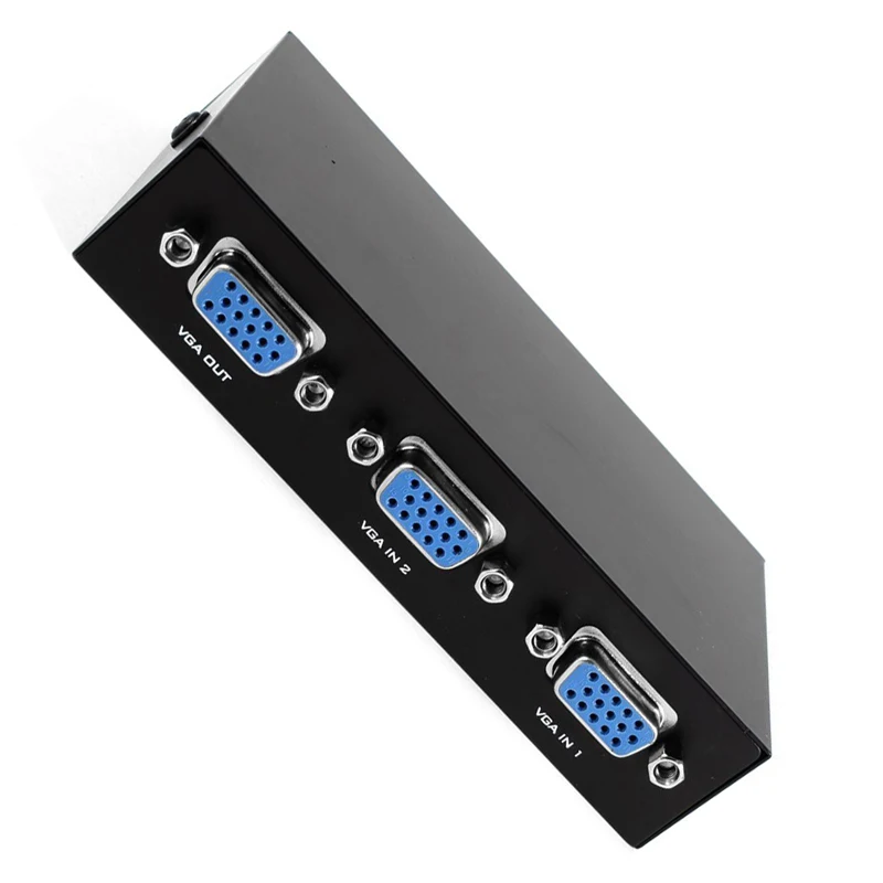 2 in 1 Out Port 15 Pin Female VGA Switch for PC TV Monitor | Обустройство дома