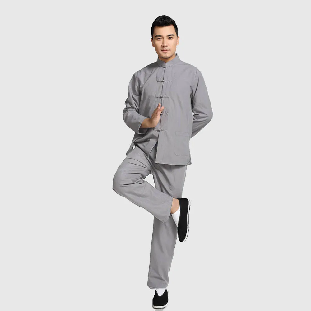 Китайский мужской однотонный костюм кунг-фу 100% хлопок свободный Wu Shu Tai Chi комплекты куртка и брюки большого размера мужская одежда мужмы мы
Китайский мужской однотонный костюм кунг-фу 100% хлопок свободный Wu Shu Tai Chi комплекты куртка и брюки большого размера мужская одежда мужмы мы