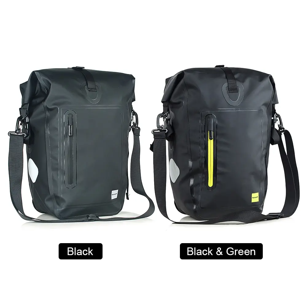 

25L Waterproof Bike Bicycle Rear Rack Pannier Bag Cycling Rear Seat Bag Shoulder Rear Rack Bag Bicycle Accessories