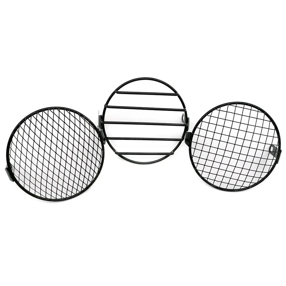 Универсальный мотоциклетный винтажный протектор фары ретро Гриль свет лампа