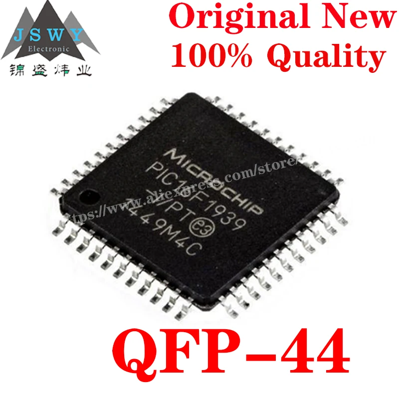 

PIC16F1939-I/PT QFP-44 Semiconductor 8-bit Microcontroller -MCU IC Chip with the for module arduino Free Shipping PIC16F1939-I