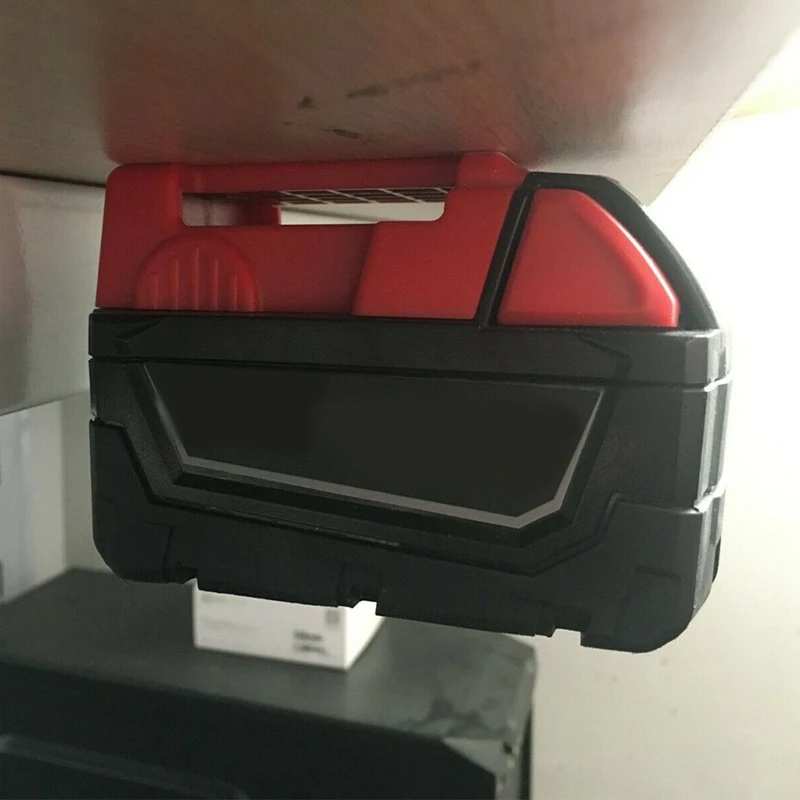 

5Pcs/Set 18V Battery Mounts Storage Holder Shelf Rack Slots 18V Battery Mount Bracket Slots for M18