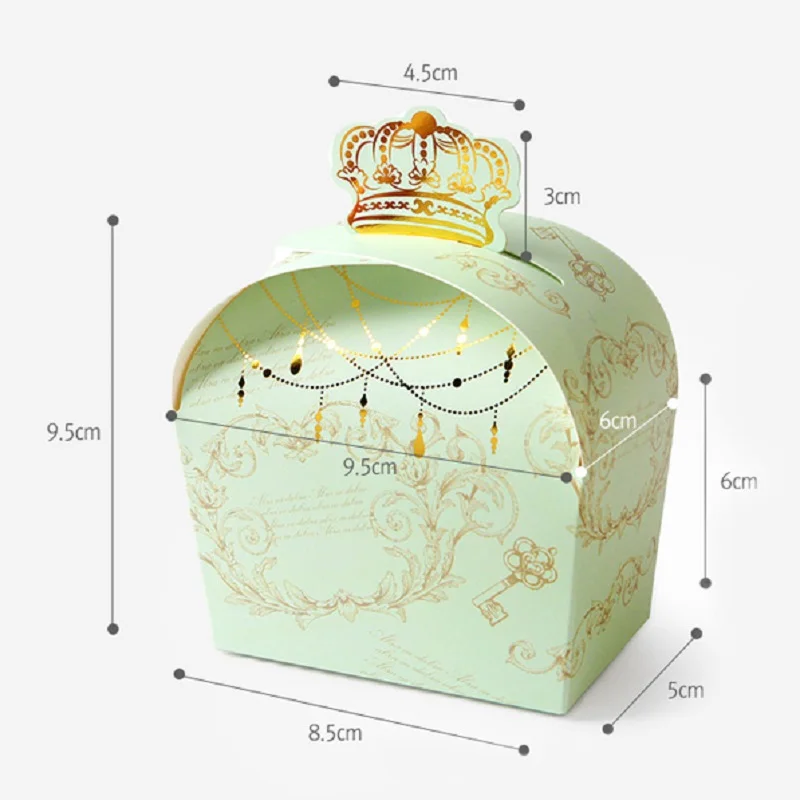 3 вида 12 шт. золотая для вашей высоты принцессы Золотая бумажная коробка коробки