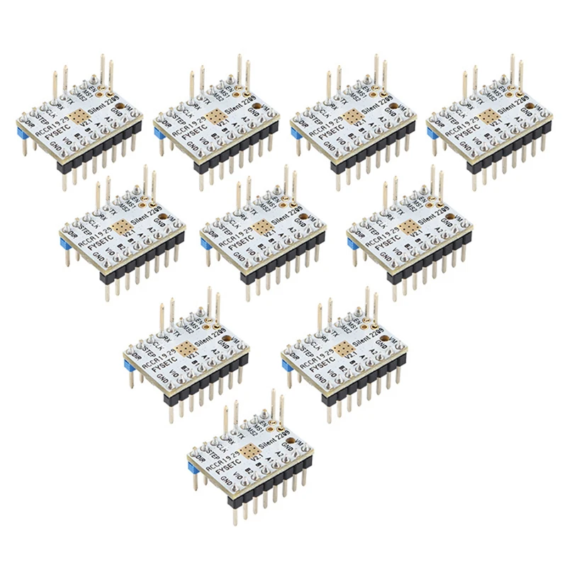 10 шт. TMC2209 V2.1 шаговый двигатель драйвер шаговые палочки бесшумный 256 микрошагов