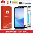 ЖК-дисплей 5,7 ''для Huawei Y6 2018 с сенсорным экраном и дигитайзером для Huawei Y6 Prime 2018 ЖК-дисплей ATU L11 L21 L22 LX1 LX3 L31 экран