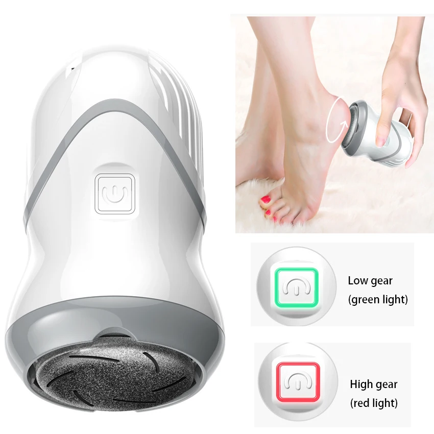 

2021 Portable Electric Vacuum Adsorption Foot Grinder Electronic Foot File Pedicure Tools Callus Remover Feet Care Sander with