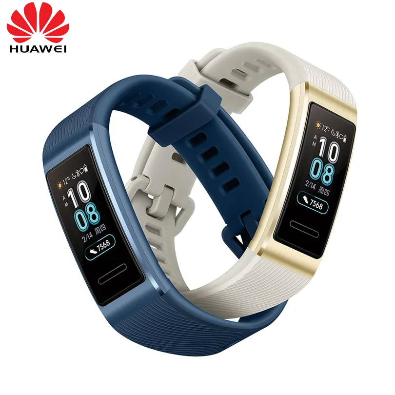 Оригинальный Huawei Band 3 Pro GPS Amoled Полноцветный Сенсорный экран 0 95 дюйма