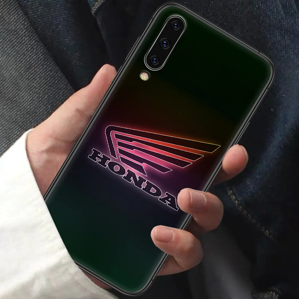 

Japan Car brand Hondas Phone Case For Samsung Galaxy A10 A20 A30 E A40 A50 A51 A70 A71 A J 5 6 7 8 2016 2017 2018 black Funda