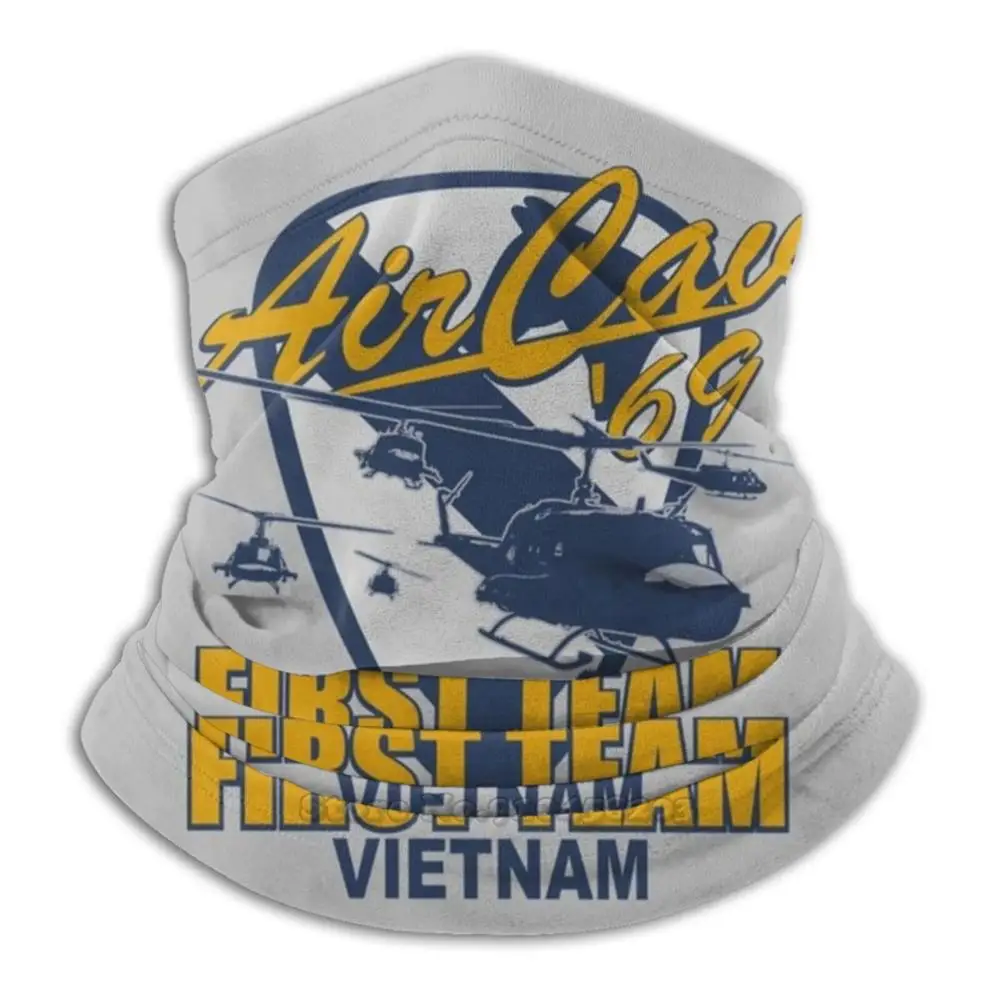 

Air Cav '69-The First Team Vietnam Microfiber Neck Warmer Bandana Scarf Face Mask Us Army Us Cavalry Solider Veteran Vietnam