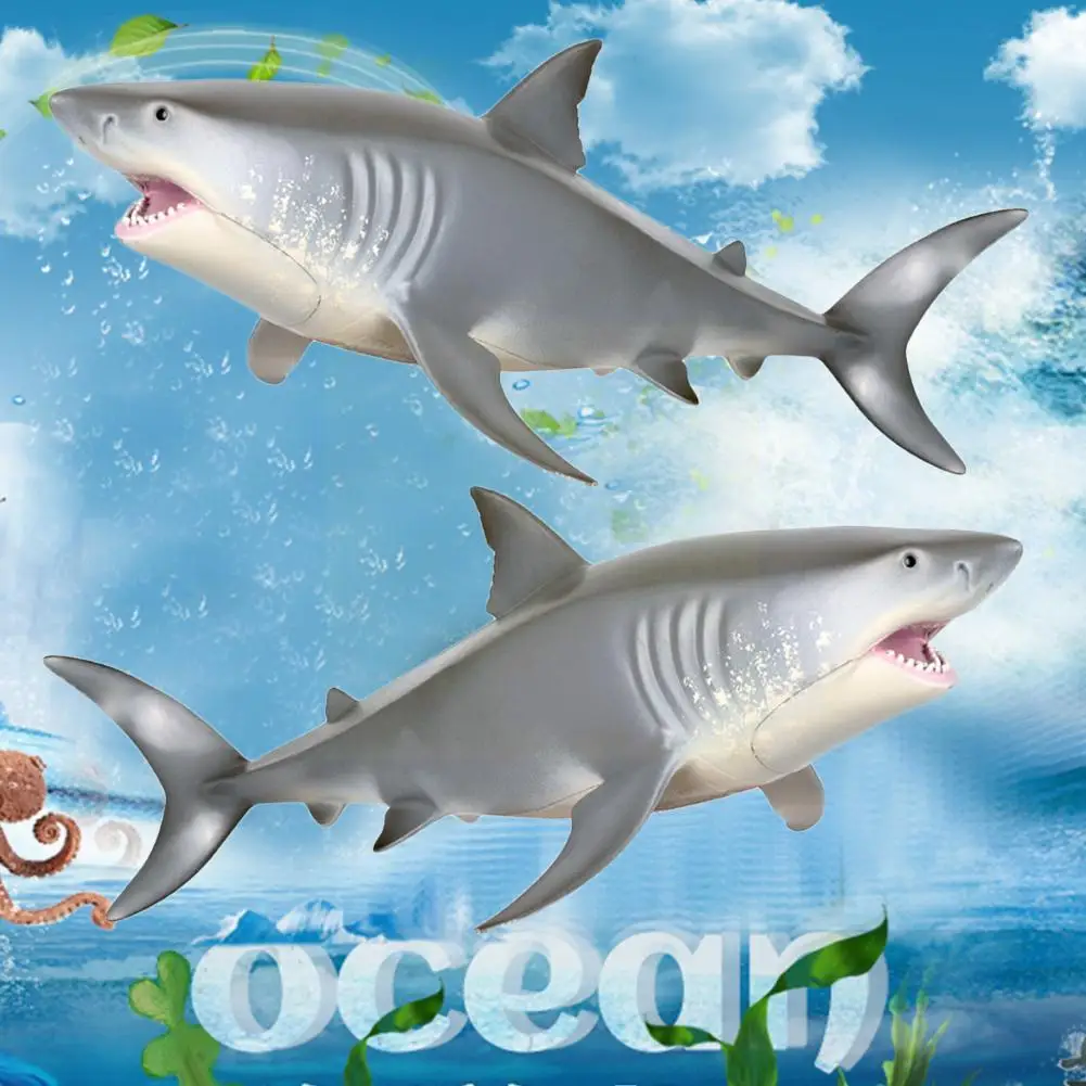 

Cute Simulation Marine Animals Model Children Shark PVC Animal Action Toy Model Marine Shark Model Toy Figure Collection Oc V2A7