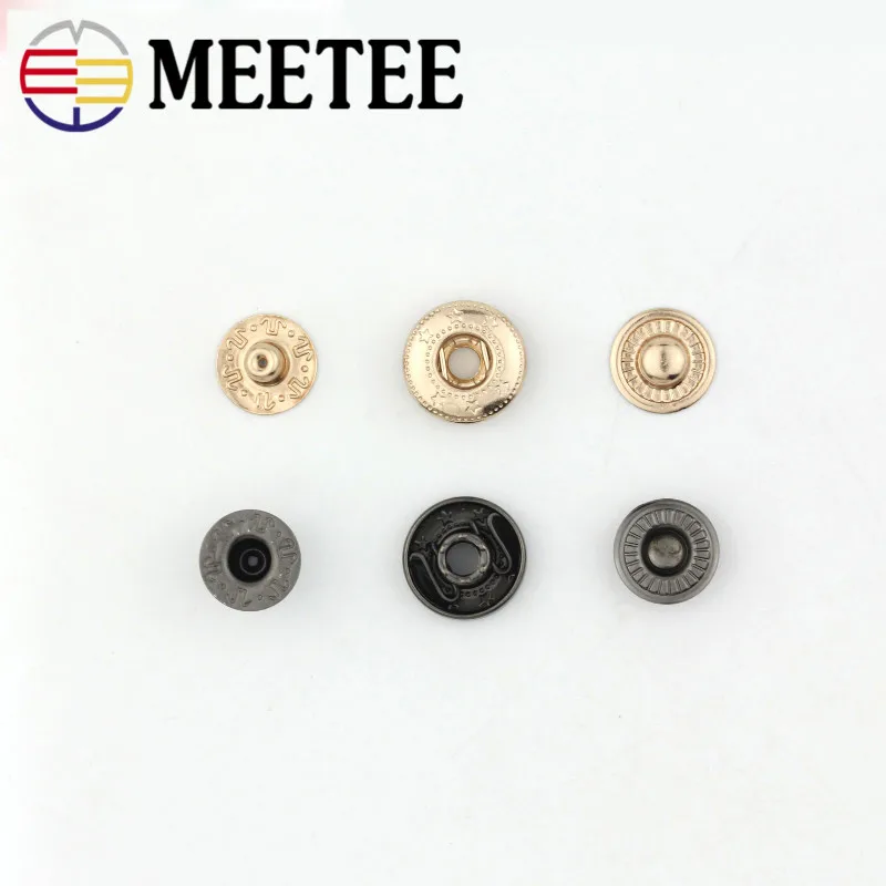 10 комплектов экологичные плоские металлические кнопки пальто костюмы шитье