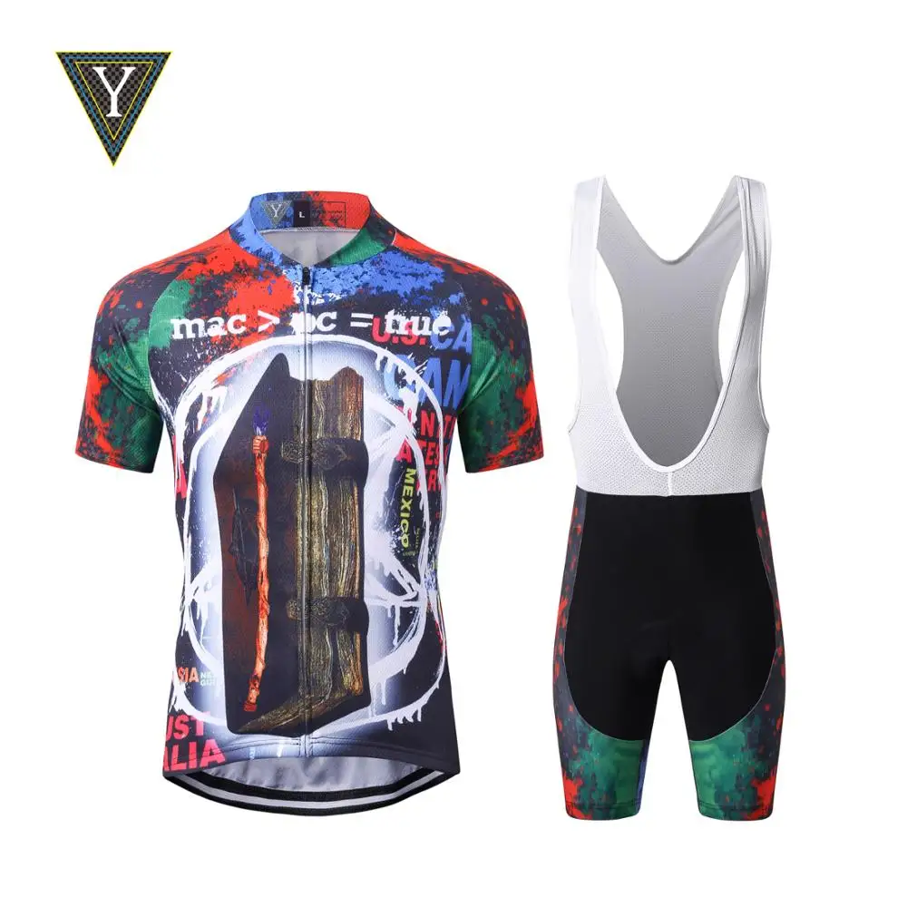 2019 летняя дышащая одежда с коротким рукавом для велоспорта комплект горного