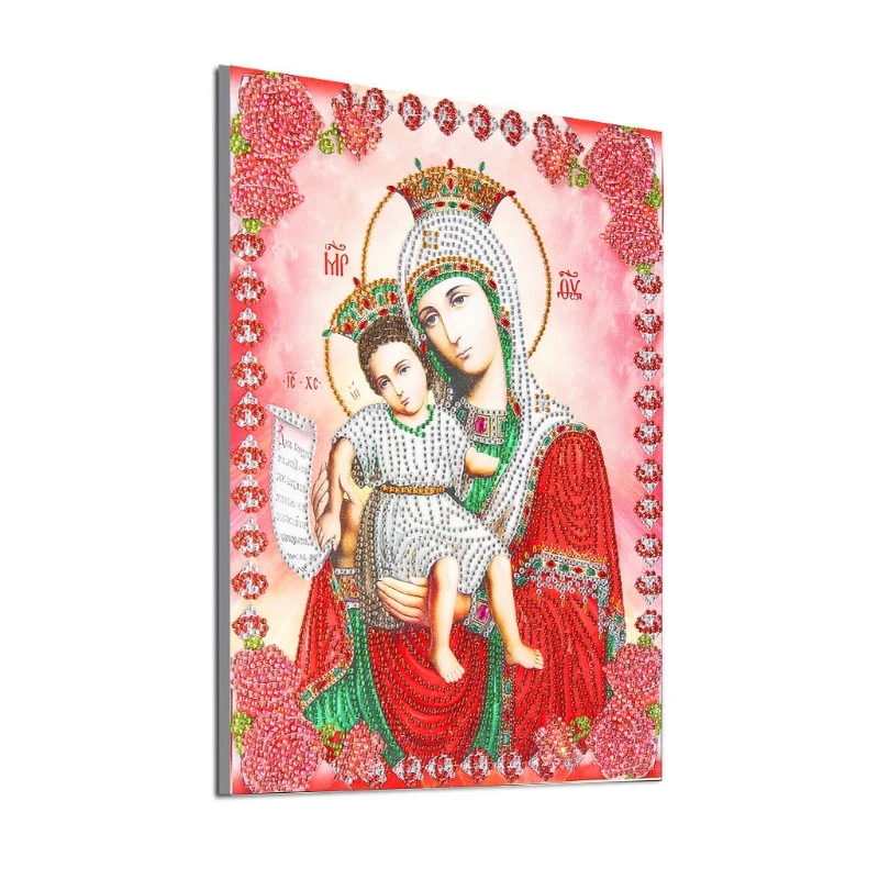 Religion Diamond Art Paintings Kit 5D Our Lady Full Handmade Crafts DIY Drill | Дом и сад