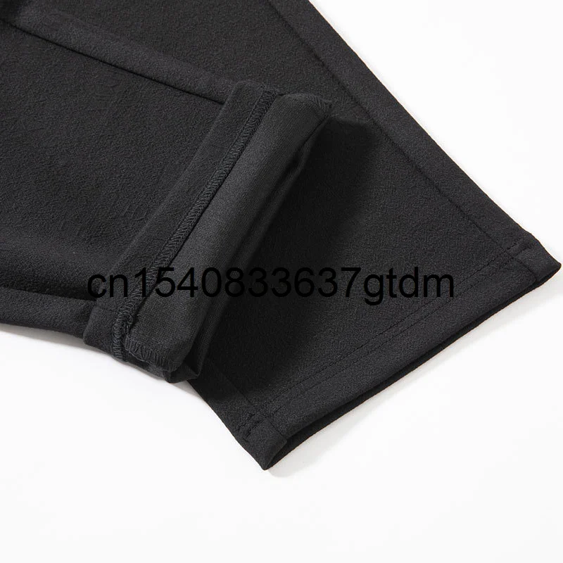 

Autumn 2021 new men's fattening plus size fashion casual elastic waist elastic straight pants for men