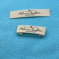 custom sewing labels brand labels custom clothing tags cotton ribbon label handmade label fr003