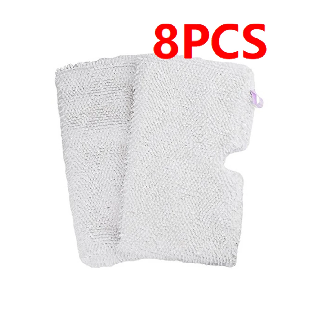 8Pcs Replacement Cleaning Pads Household Microfiber For Shark Steam Pocket Mops S3500 Series,S2901,S2902,S3455K,S3501,S3550