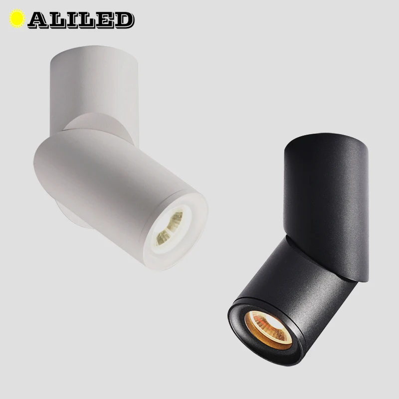 

LED Rotating Surface Mounted Downlights 7W9W12W COB LED Ceiling Spot Lights AC90-220V LED Wall Lamp Indoor Lighting