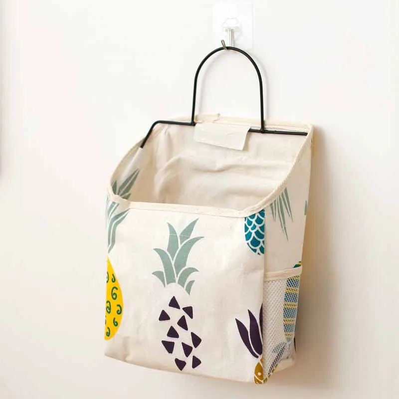 Pineapple MICCK настенный шкаф, подвесная сумка для книг мелочи украшения, органайзер, настенная домашняя косметика, органайзер для игрушек - Цвет: Pineapple