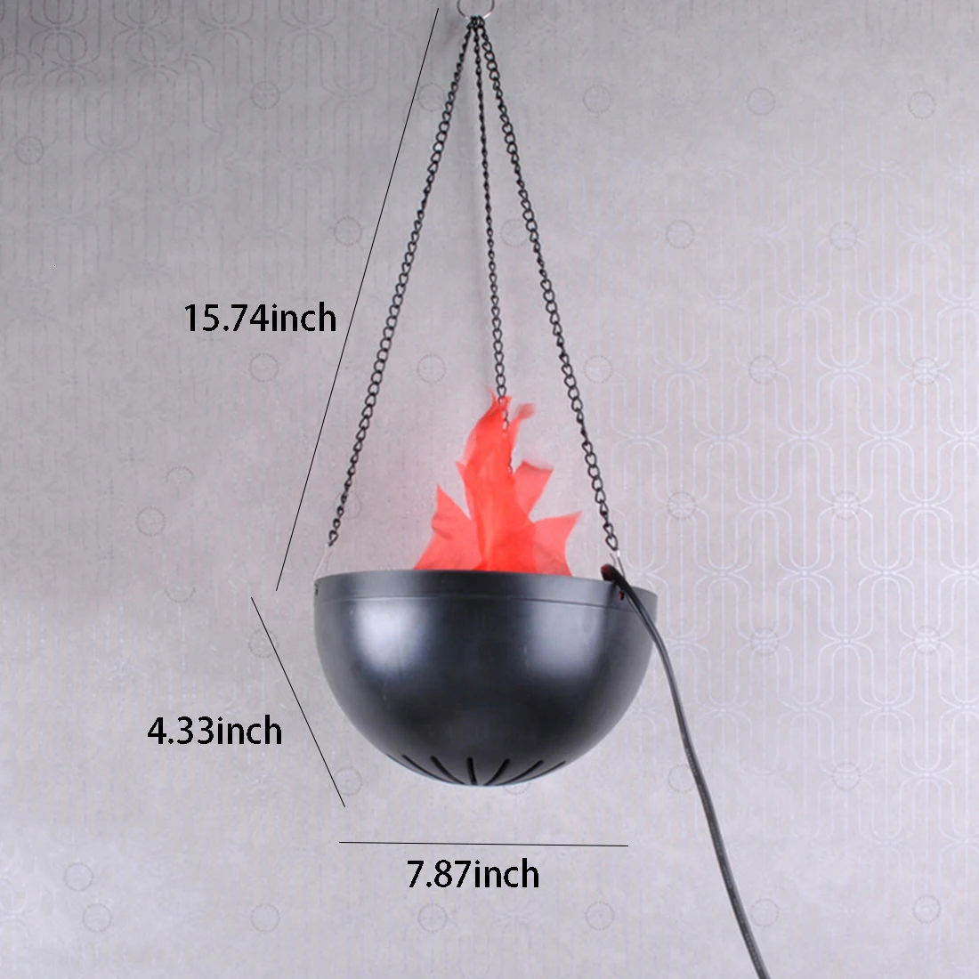 Подвеска для Хэллоуина огненная яма лампа подвесной светильник пламя украшение