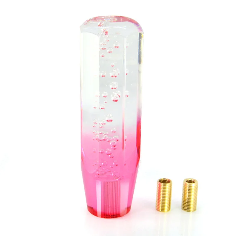 Ручка переключения передач автомобильная рычаг с прозрачными пузырьками