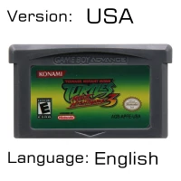 32 бит видеоигры картридж Консоли Карты для nintendo GBA подростков мутант английская языковая версия - Цвет: TURTLES 3