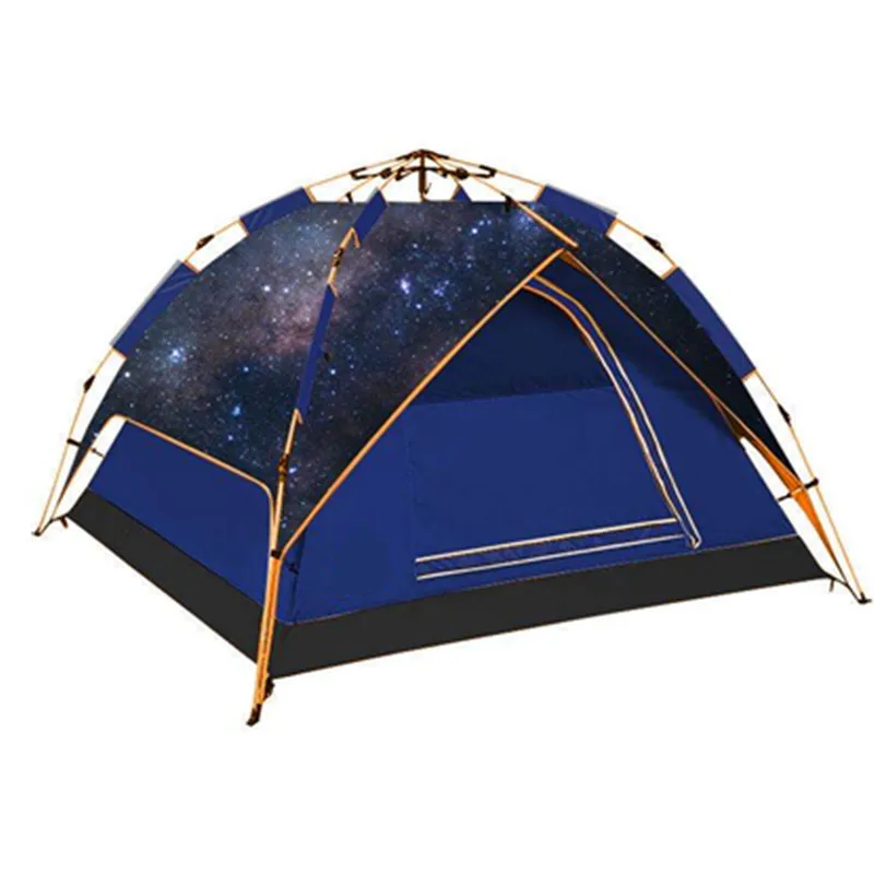 

Fully Automatic Tent 3-4Person Camping Tent Separate Dual Layer Family Travel Tourist Hiking 3 Season Outdoor Tent 220*190*120cm