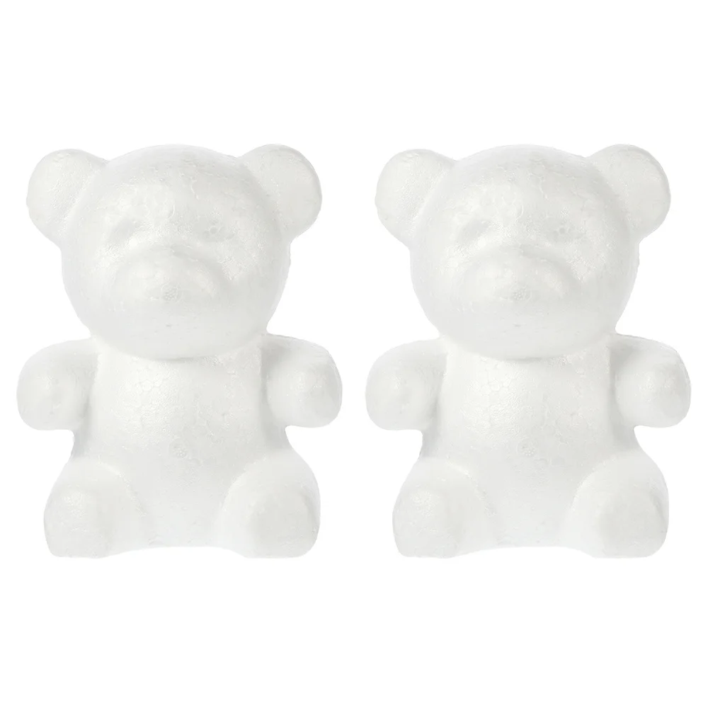 

2pcs Creative Arranging DIY Bear Modeling White Bear Mould Wedding Decor