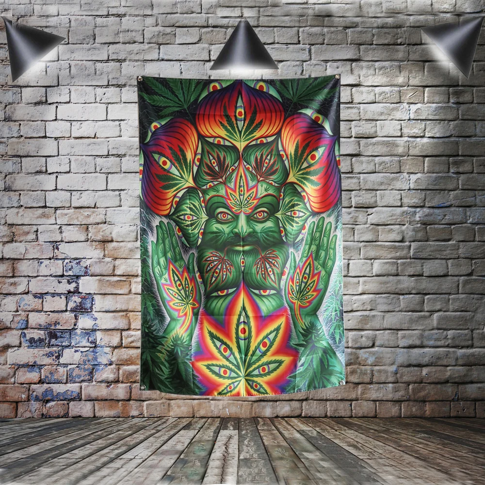 Баннер с изображением флага Ямайки Регги Раста музыкальная рок группа украшение