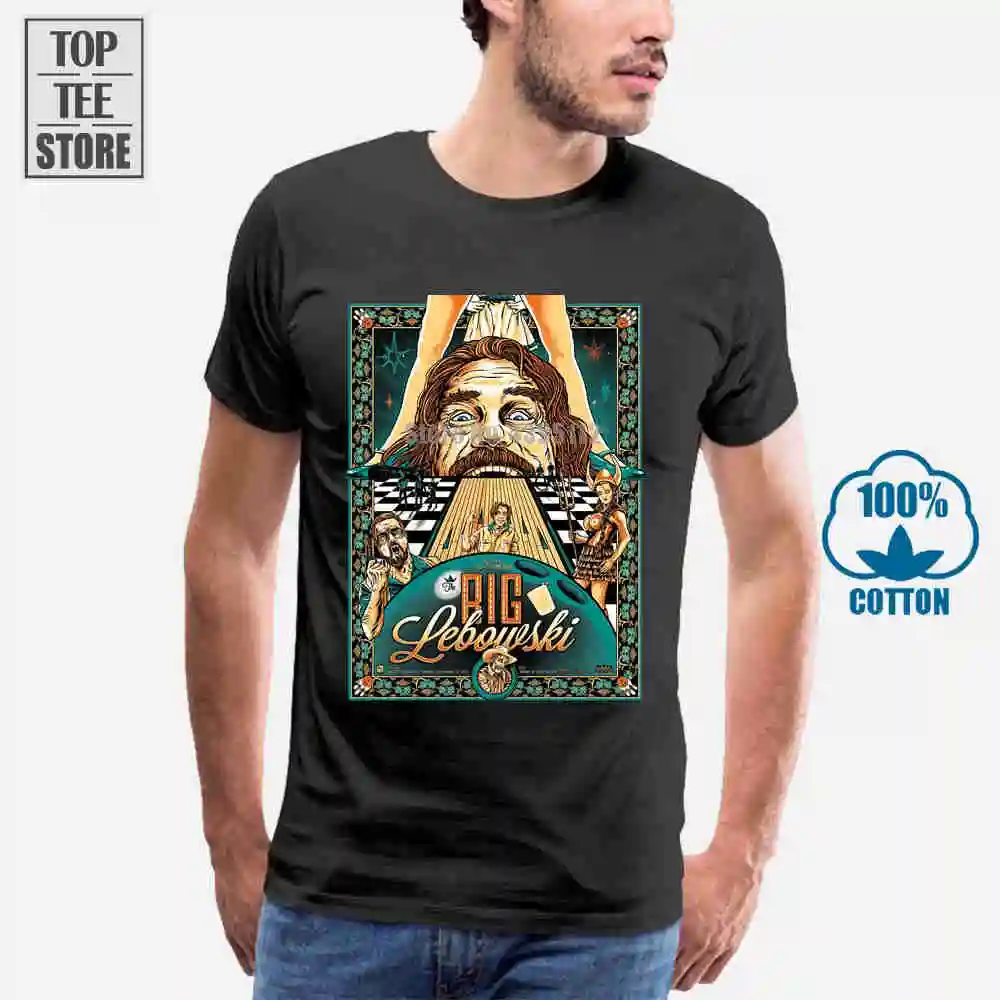 Коричневый комедийный фильм Большие Лебовски I't Roll On shabs размер от S до 4Xl|big