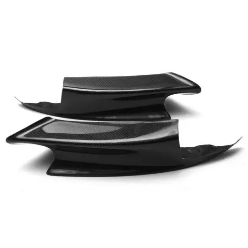 Пара Реальные углеродного волокна передний спойлер задний бампер для BMW E90 E92 M3
