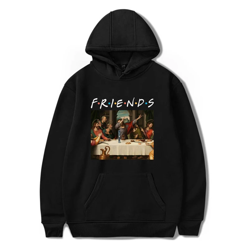 Мужская толстовка с капюшоном Da Vinci The Pretty Friends Повседневная Уличная одежда