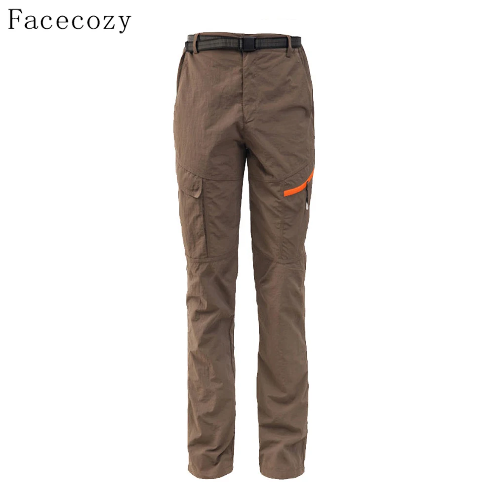 Мужские и женские штаны для походов кемпинга Facecozy летние быстросохнущие дышащие