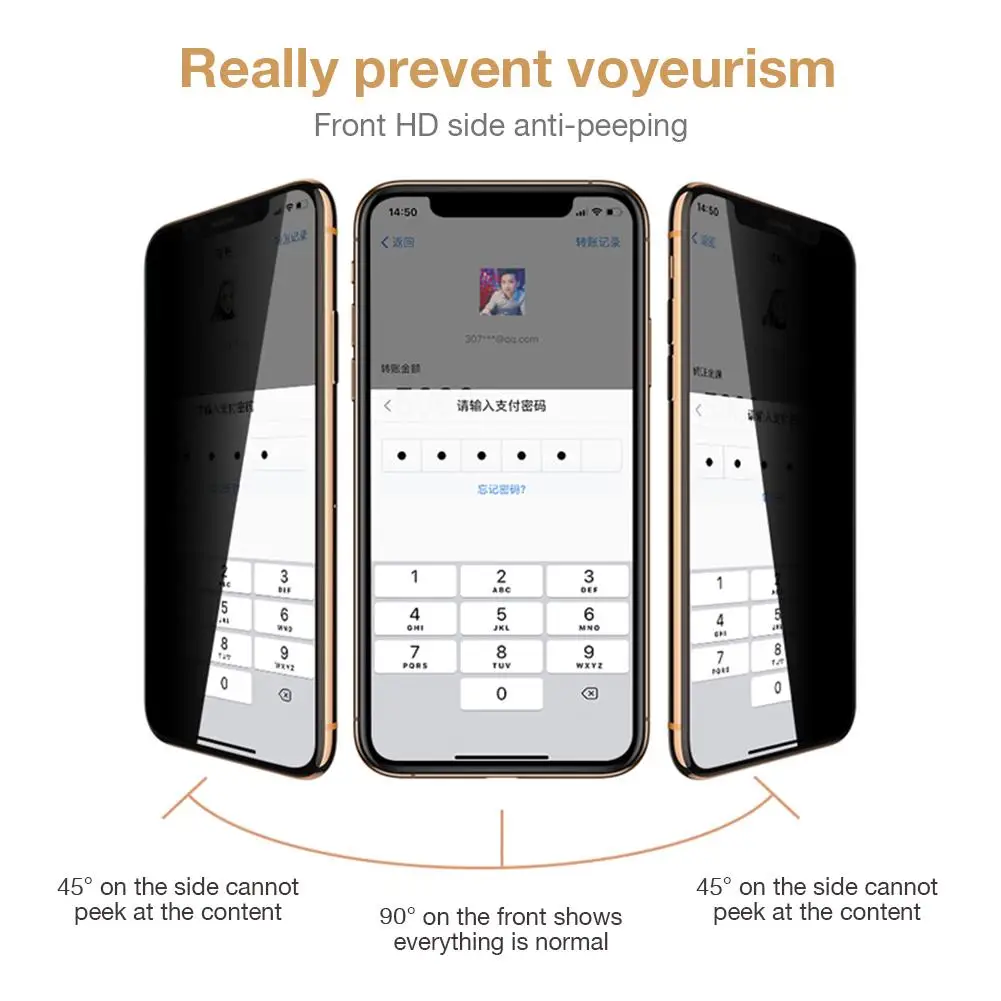 Закаленное стекло для IPhone 11 Pro Max 9H полноэкранная прозрачная безбортовая защитная