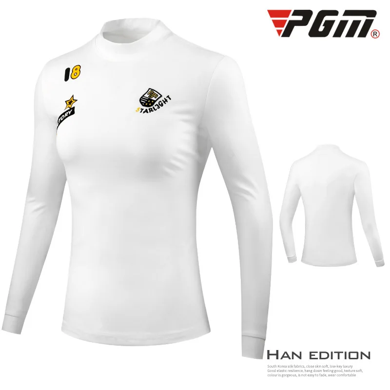 Женские футболки для гольфа CRESTGOLF с длинным рукавом Размеры S M L XL осенне-зимняя