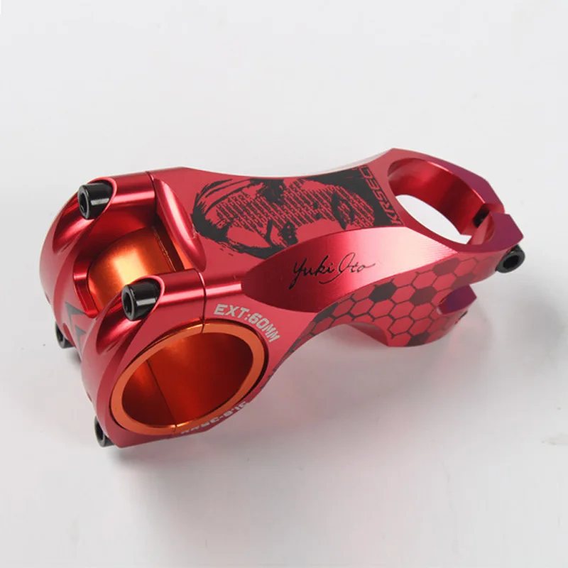 Велосипедный стержень из алюминиевого сплава черный красный гоночный цикл 35 мм/31