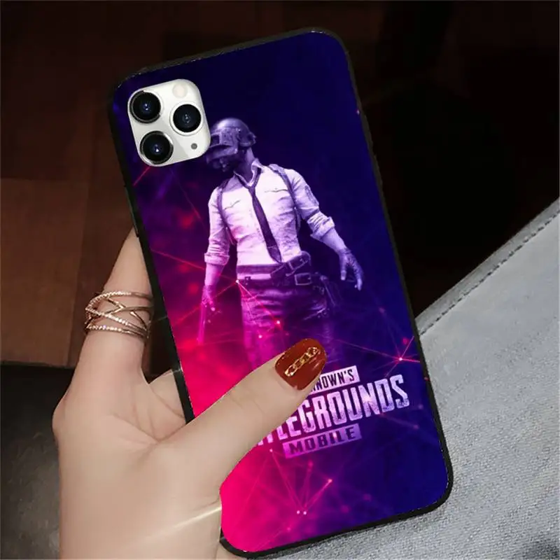 

Fashion PUBG hot Game Phone Case for iPhone 11 12 pro XS MAX 8 7 6 6S Plus X 5S SE 2020 XR high quality protective coque