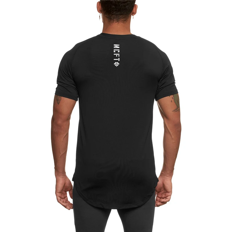 Быстросохнущая Футболка мужская летняя спортивная футболка с коротким рукавом