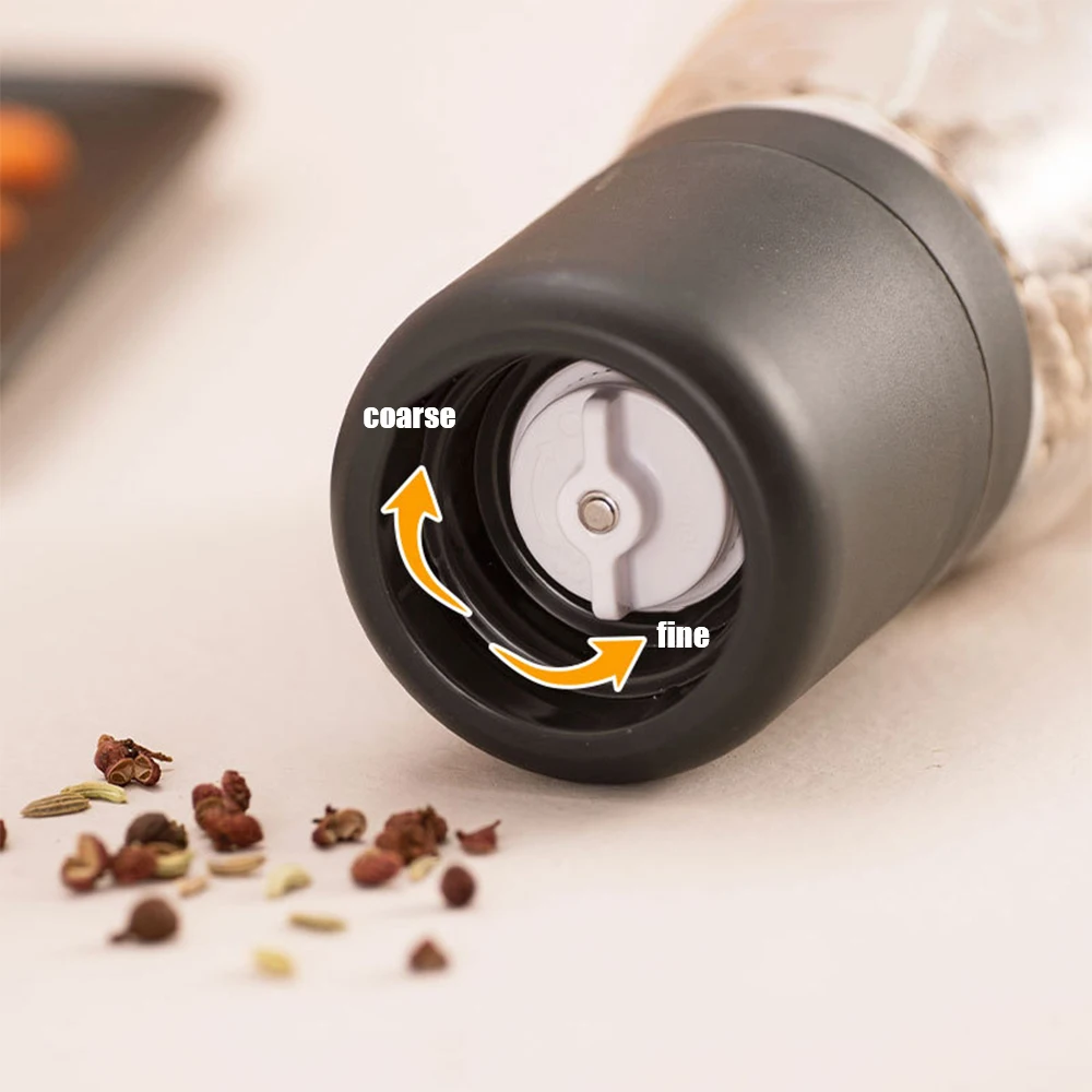 

1PC Pepper Grinder Multifunction Manual Salt Pepper Pulverizer Ceramic Grinding Core Kitchen Mill Machine for Spice Grain