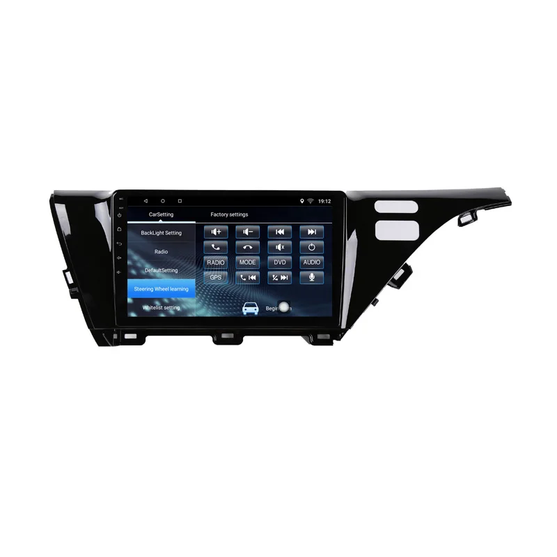 Автомобильный мультимедийный DVD плеер 10 дюймов Android GPS для Toyota Camry 8 XV 70 2017 2018 2019 2020