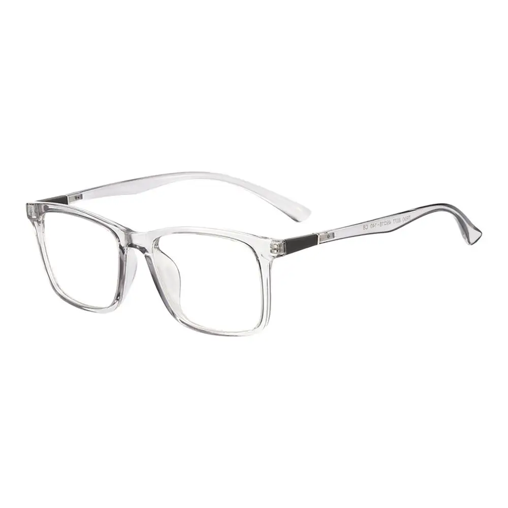 

Men and Women Clear Glasses Frame Square TR90 Full Rim Spectacles For Prescription Lenses Myopia Reading Multifocal
