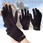 Профессиональные перчатки для верховой езды, перчатки для верховой езды для мужчин и женщин, легкие дышащие ENA88