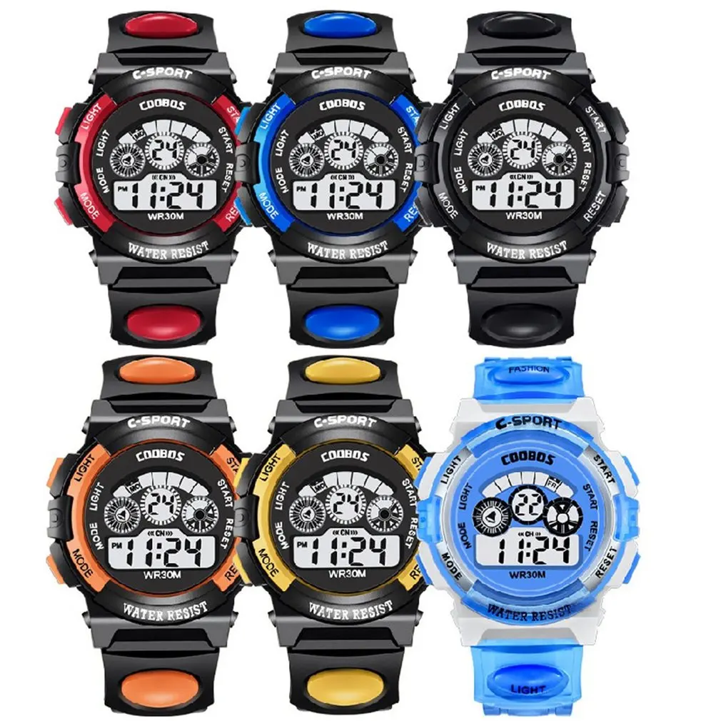 Детские наручные часы для мальчиков спортивные цифровые eэлегантные маленьких