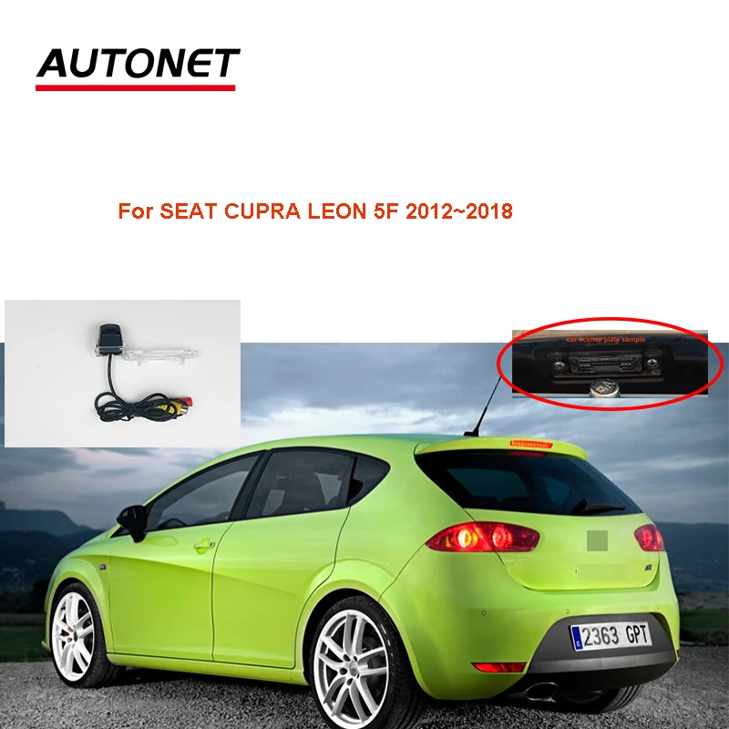 Автомобильная камера заднего вида для SEAT CUPRA LEON 5F 2012 ~ 2018 вида/номерной знак