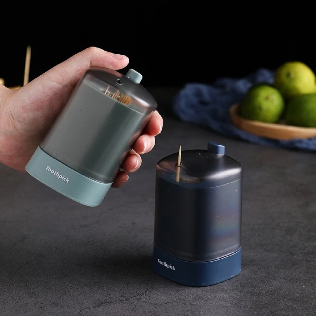 

Automatic -up Toothpick Box Holder Container Restaurant Toothpick Dispenser