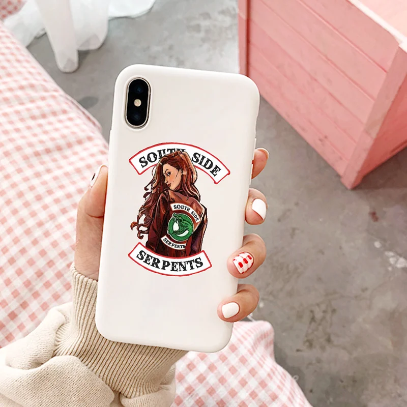 W-5919 Мягкий силиконовый чехол для iPhone X XR XS MAX 6 7 8 plus 6s с южной стороны - Цвет: W-5919
