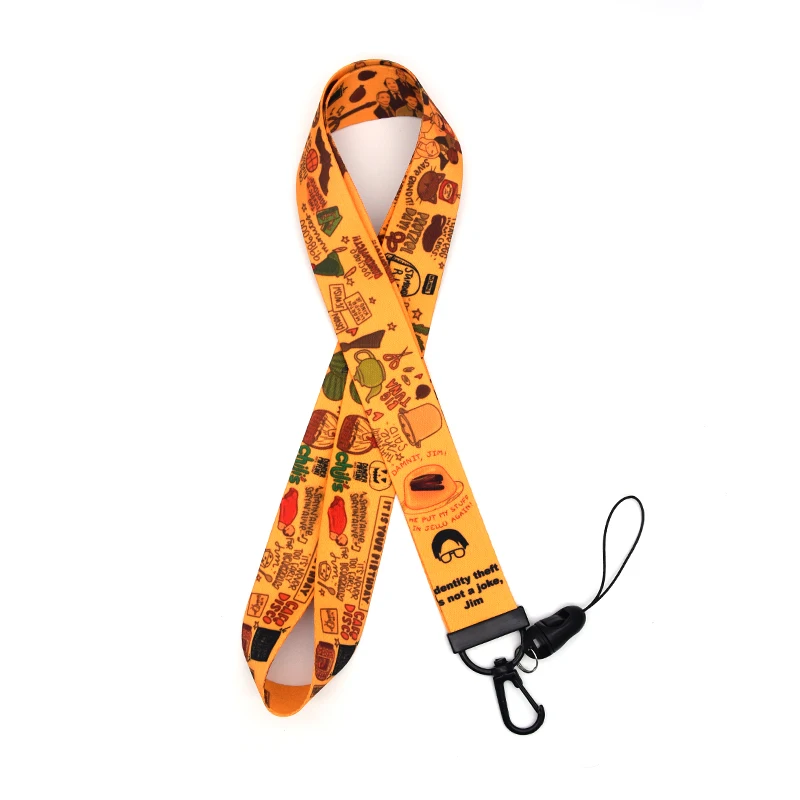 

The Office Mobile Phone Lanyard Key Chain Creative Clip Badge Hang Rope Customizable Neck Strap Lanyards S243